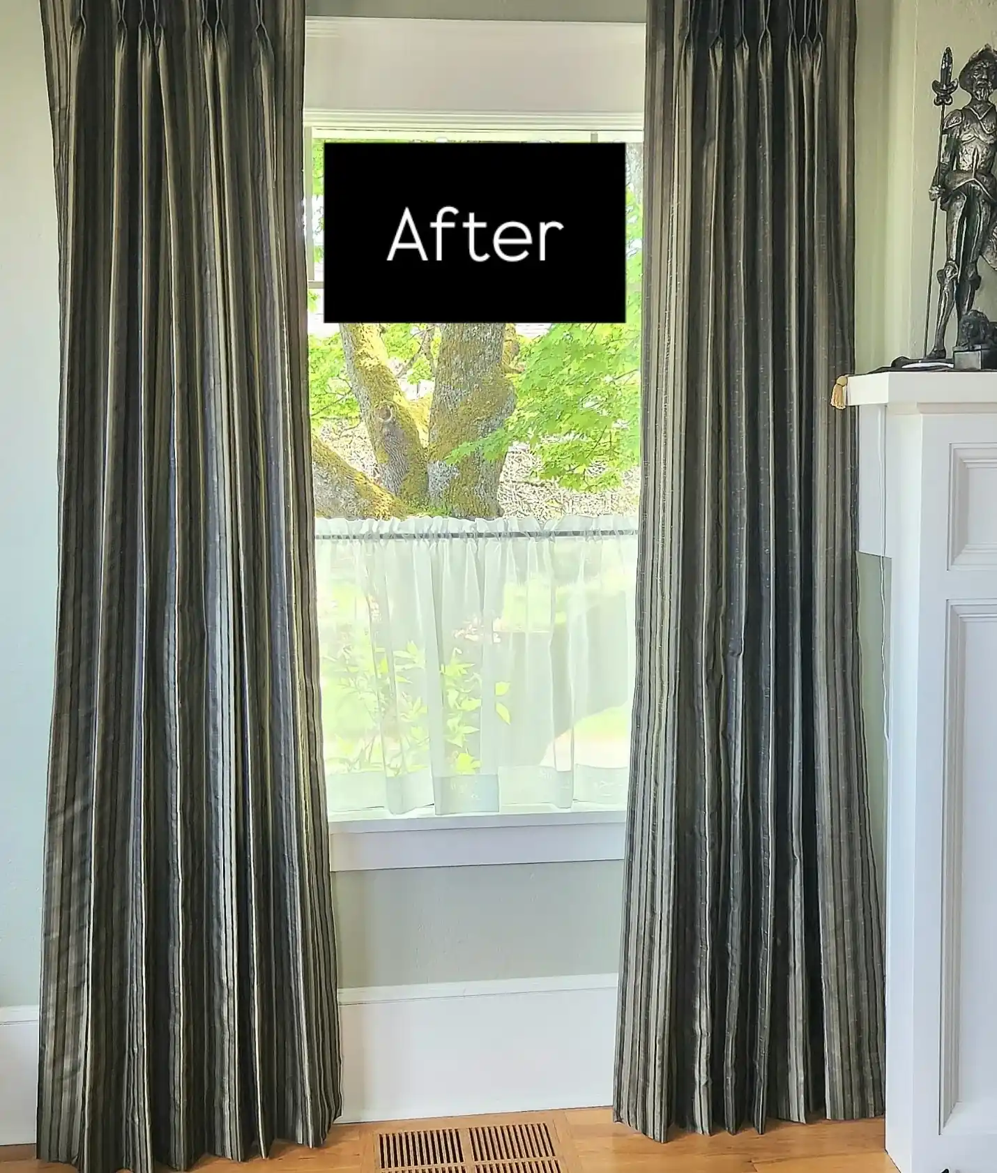 Custom window treatment project