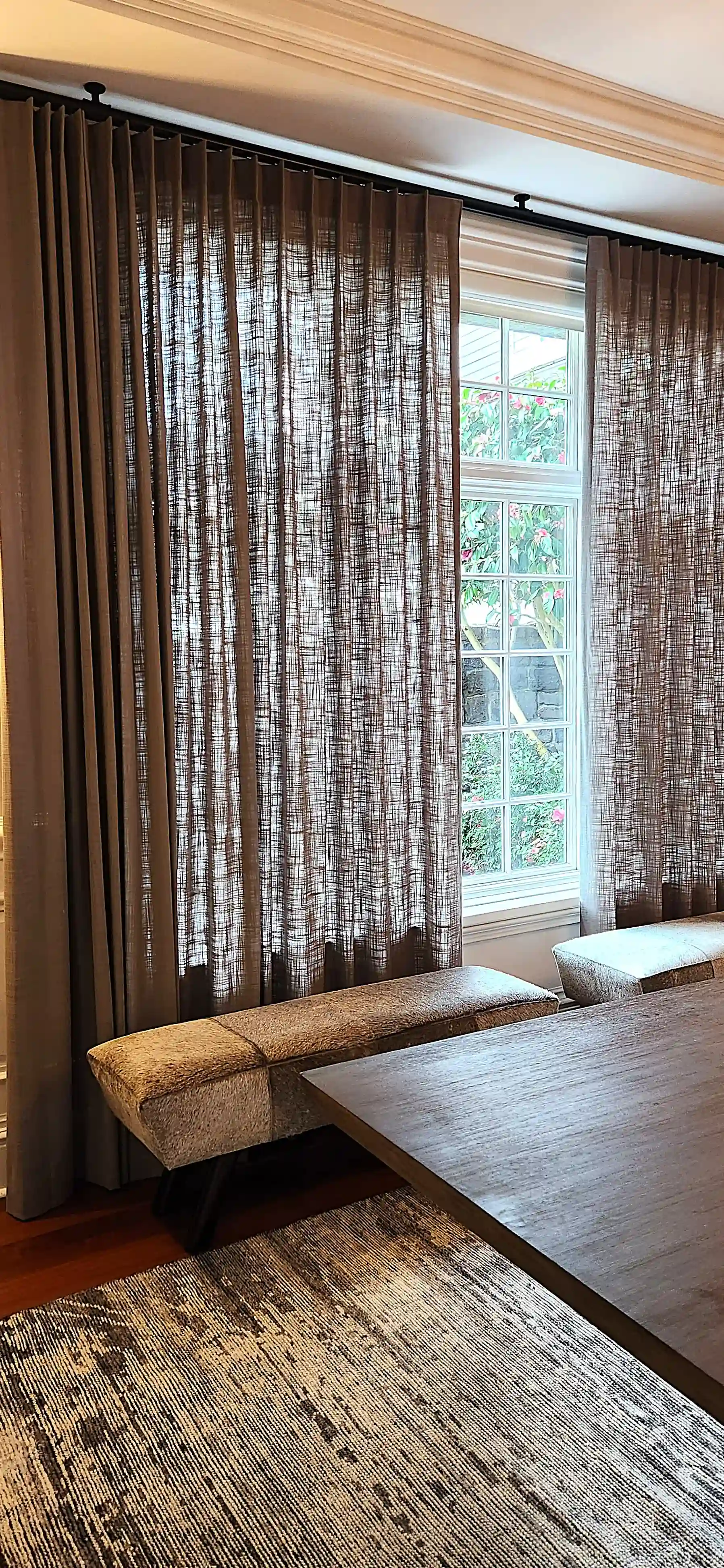 Custom window treatment project