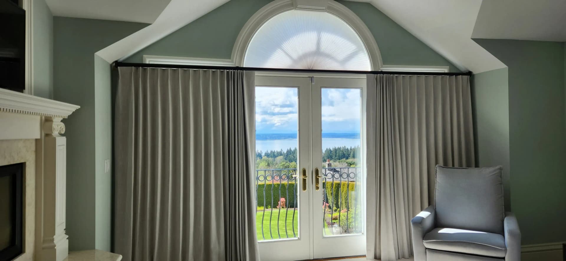 Custom window treatment project