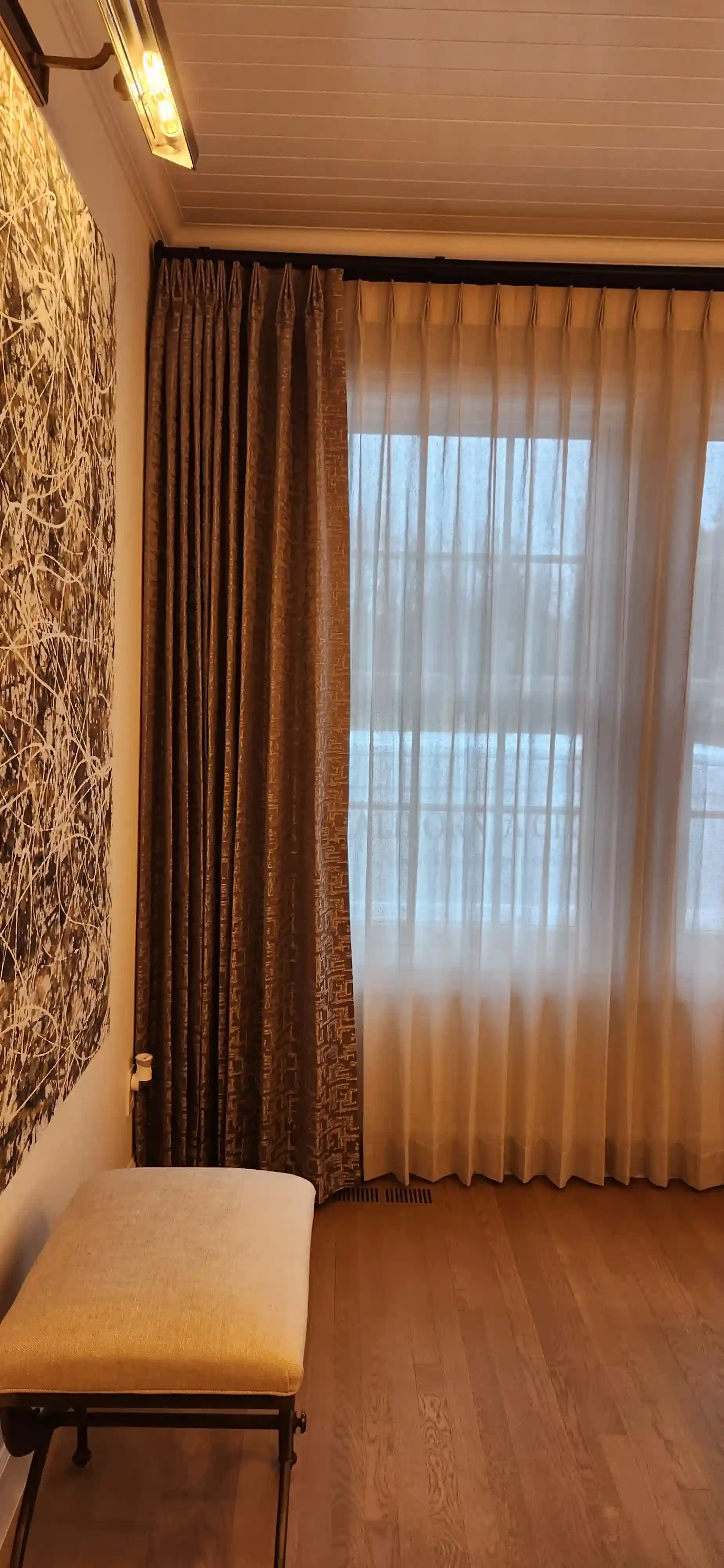 Custom window treatment project