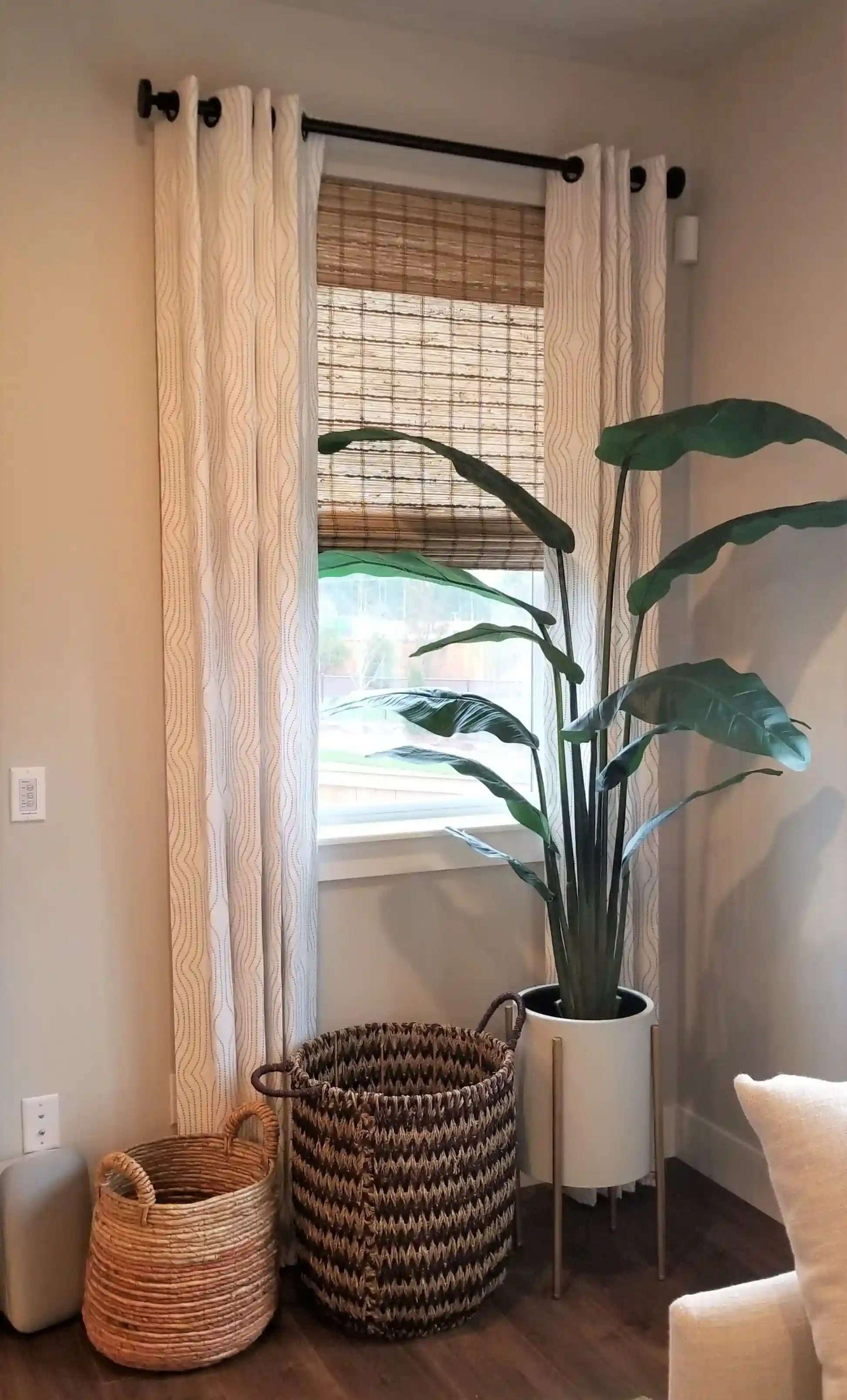 Custom window treatment project