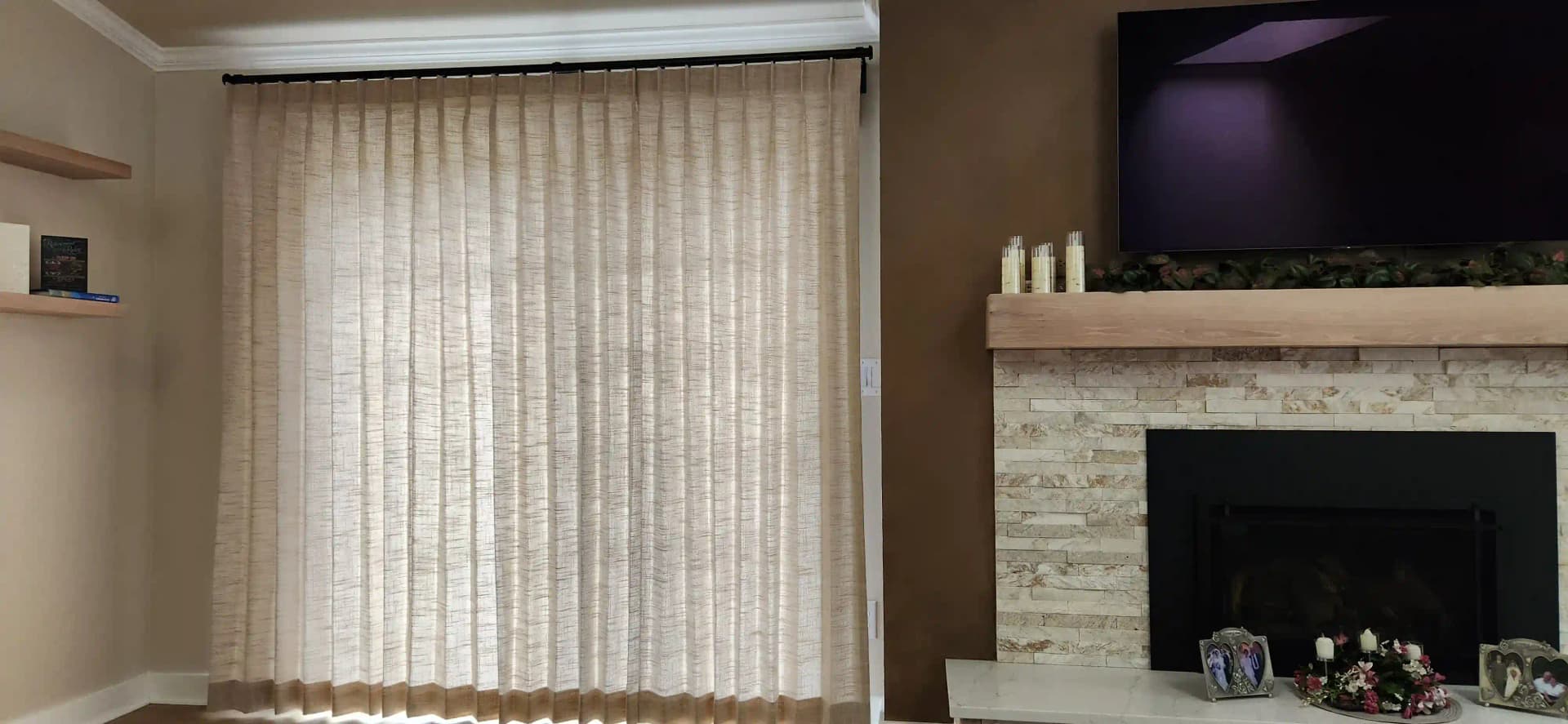 Custom window treatment project