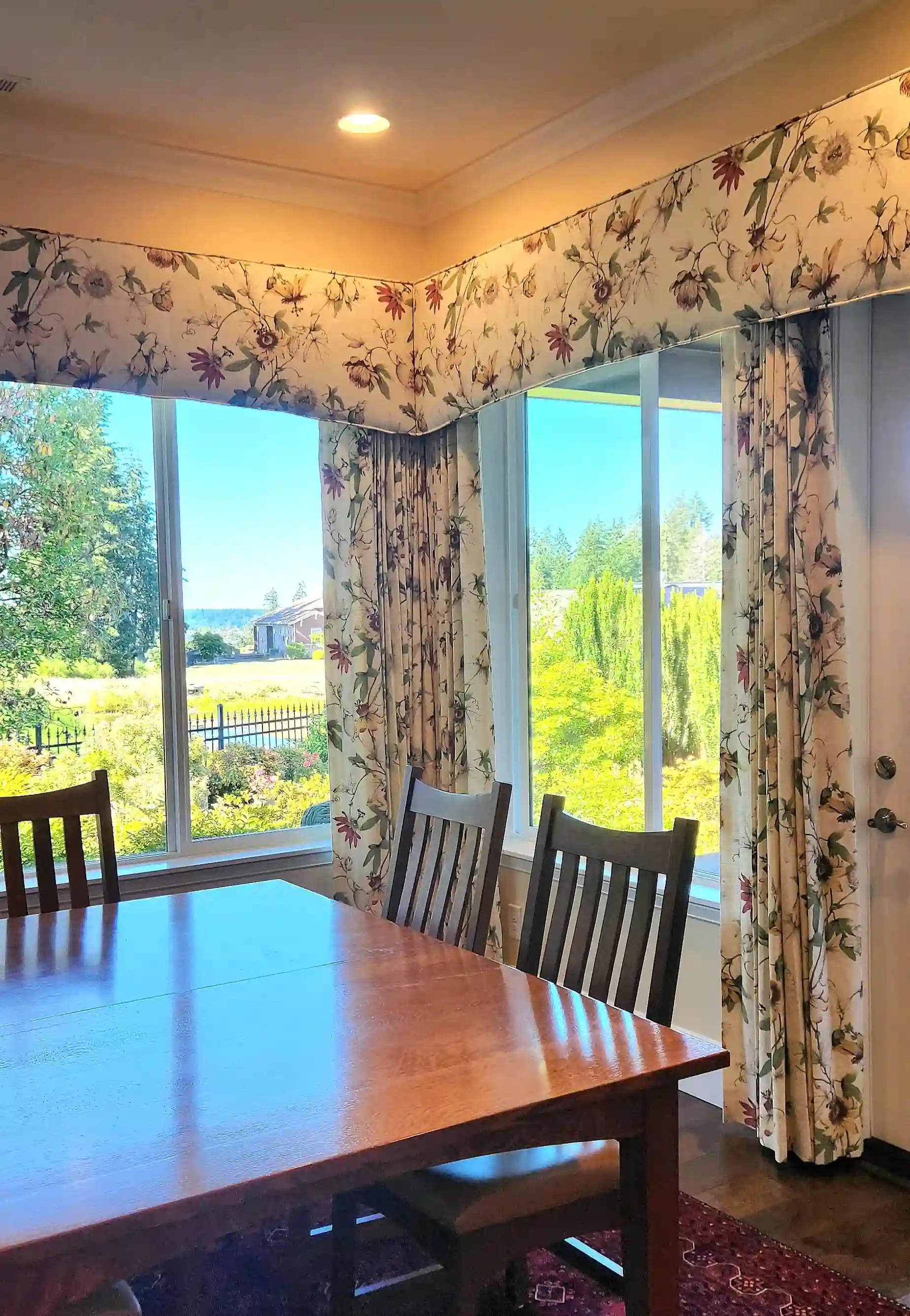 Custom window treatment project