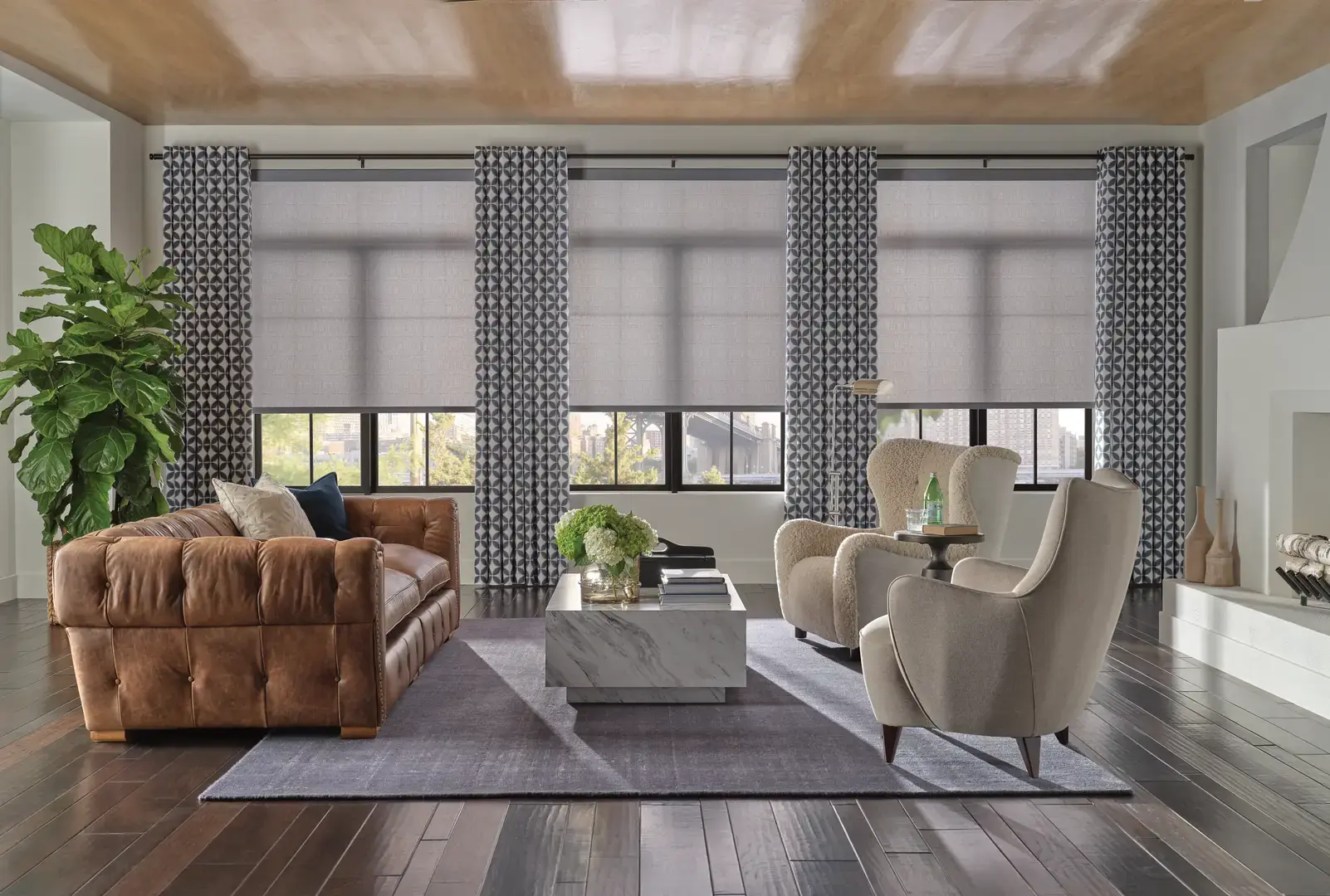 Custom window treatment project